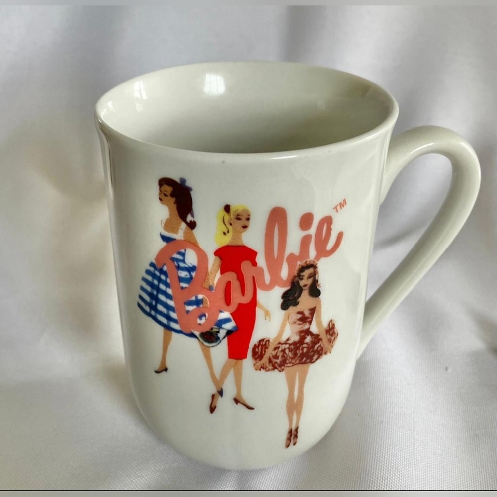 Vintage barbie anniversary mug